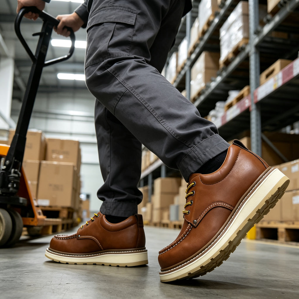 HANDMEN Soft and Moc Toe Work Shoe - H82994