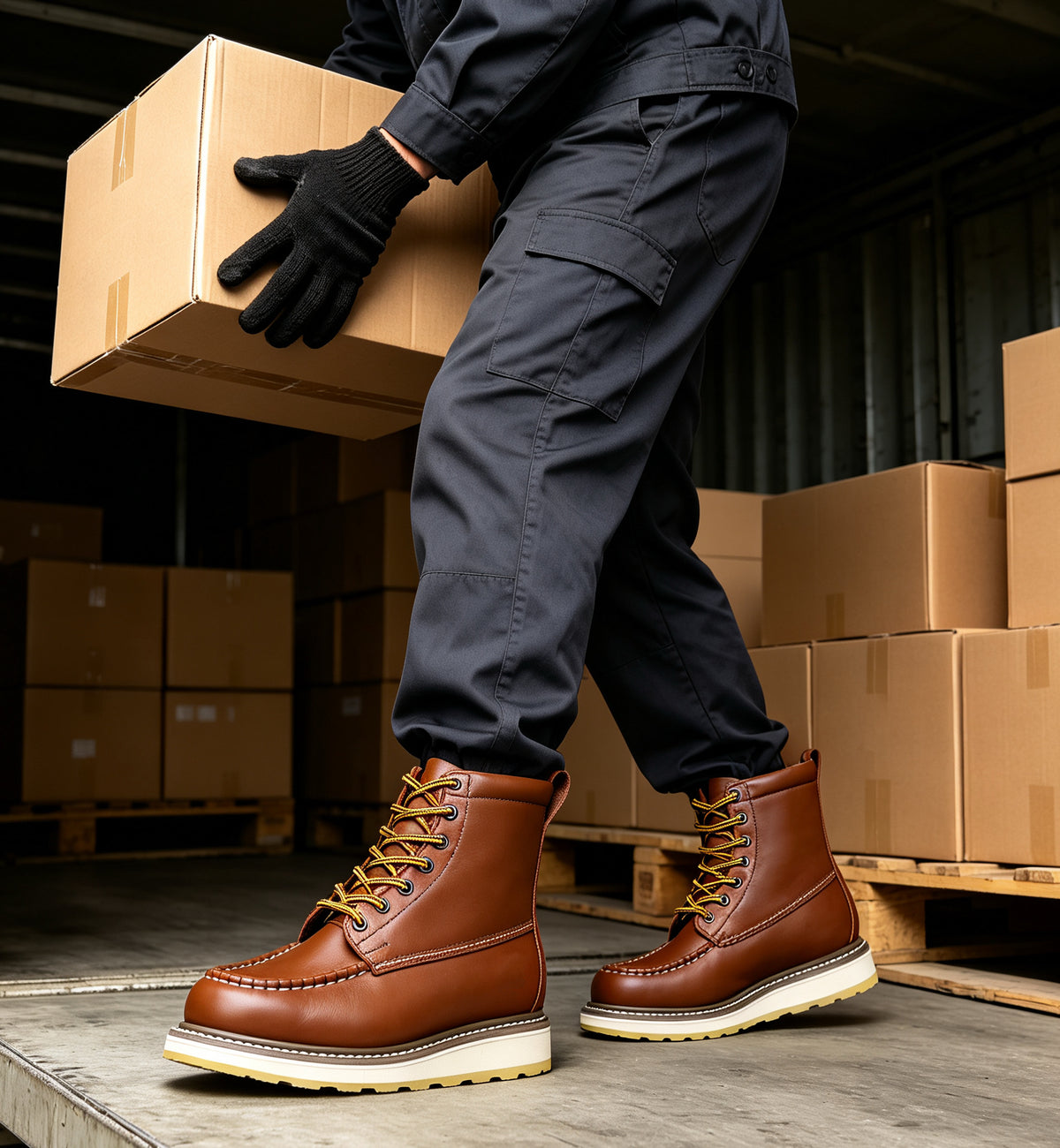 HANDMEN Steel Toe SURETRACK 6" Work Boot - H84992