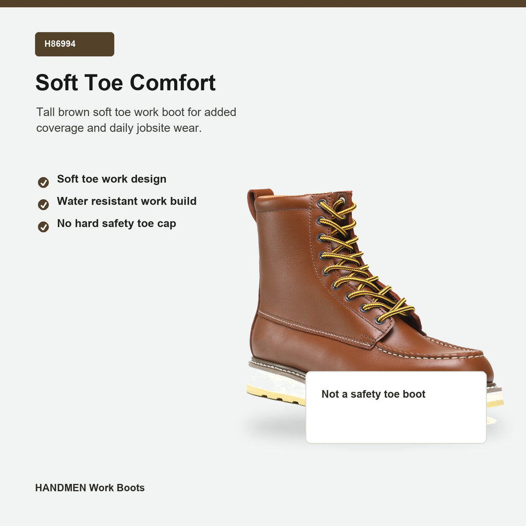 HANDMEN H86994 soft toe comfort feature graphic