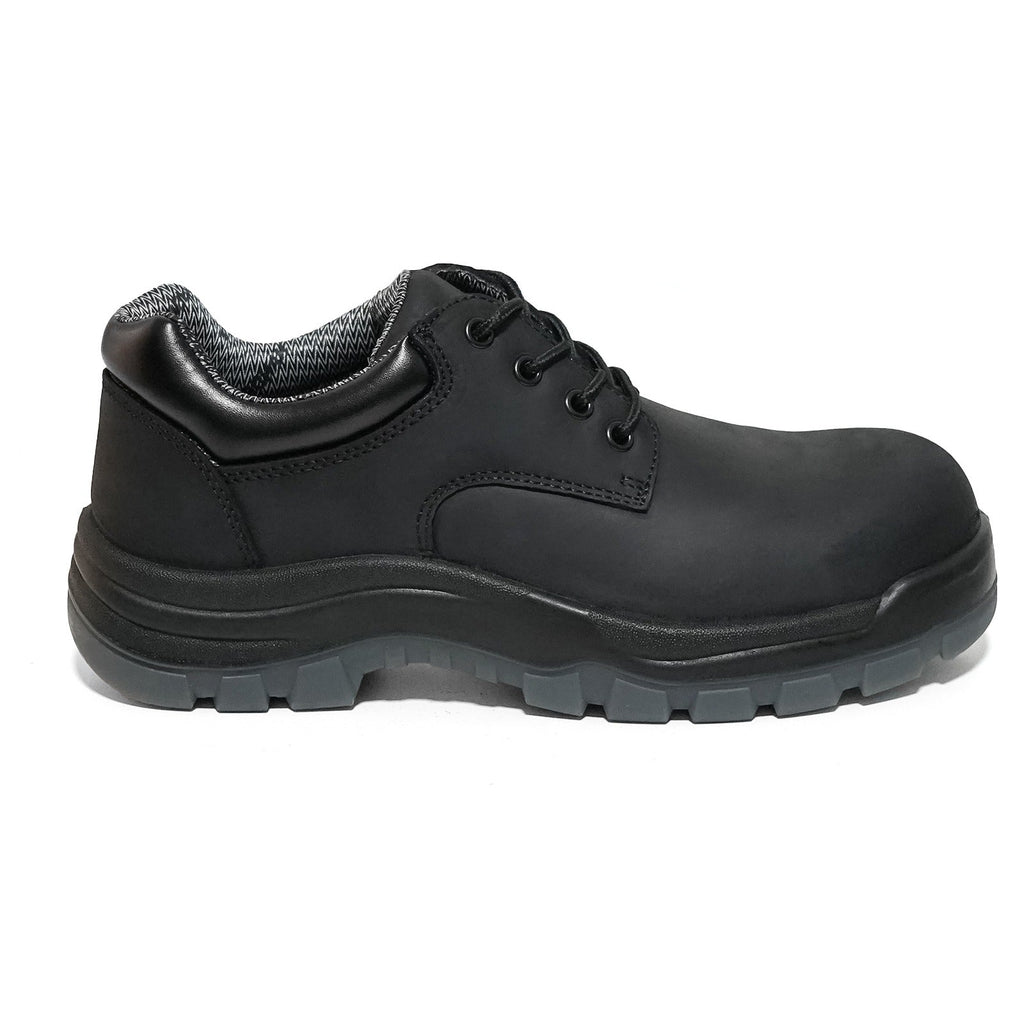 HANDMEN 61N01BK-EE black low cut composite toe work shoe side view