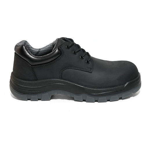 HANDMEN 61N01BK-EE black low cut composite toe work shoe side view