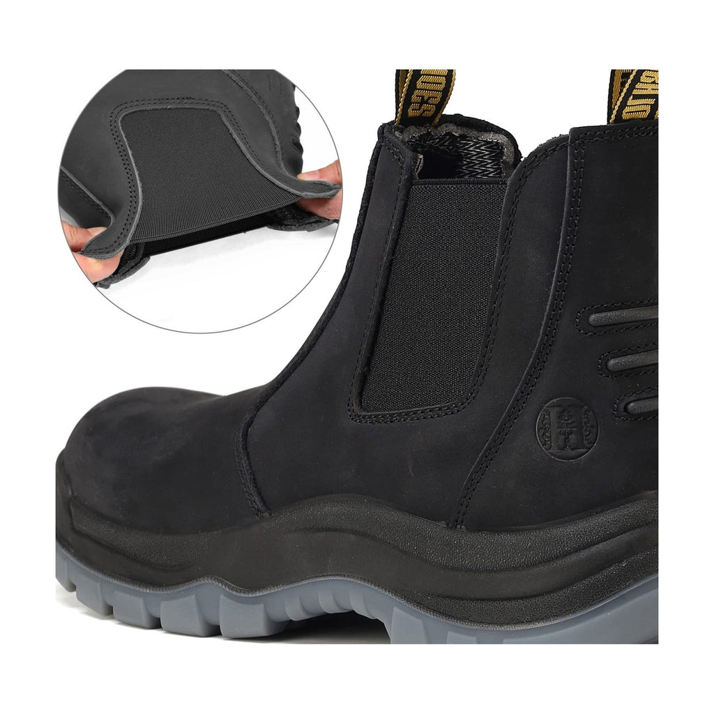 HANDMEN 81N04 black fiberglass composite toe slip-on work boot image 4