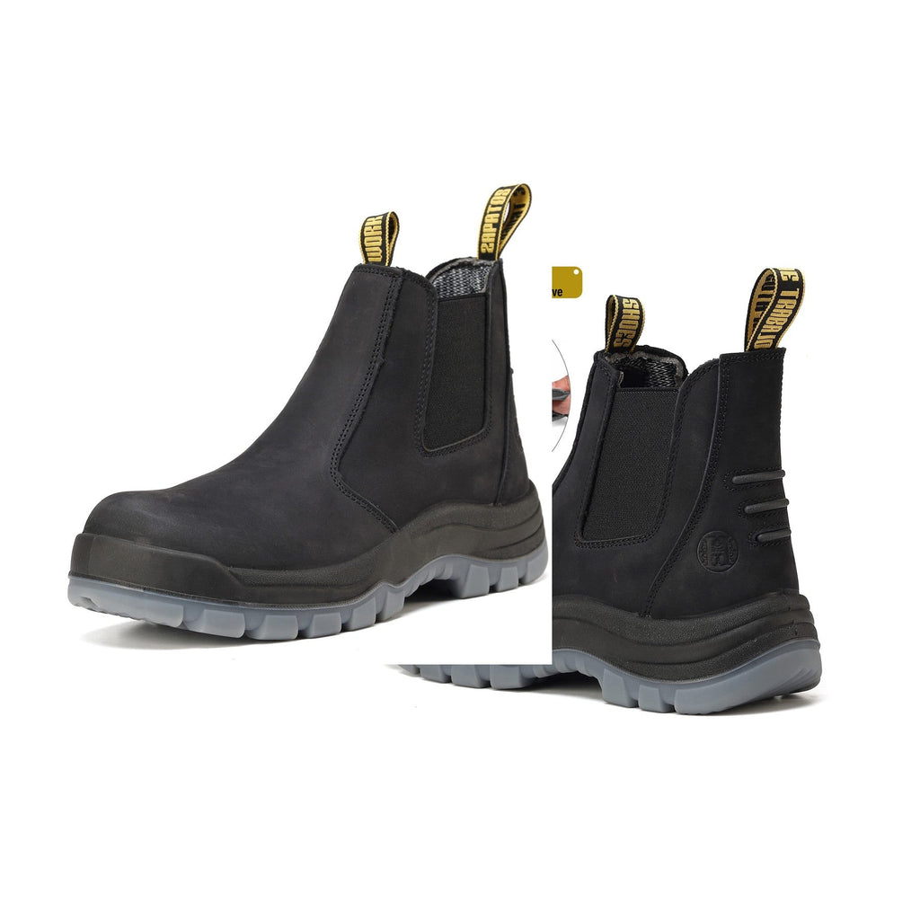HANDMEN 81N04 black fiberglass composite toe slip-on work boot image 7