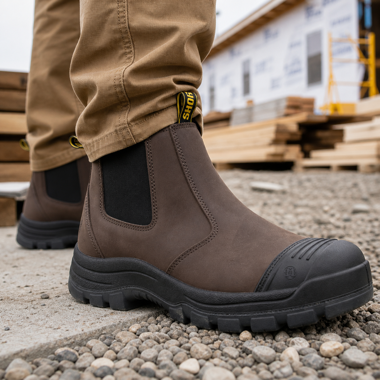 HANDMEN COF822 Composite Toe Chelsea Work Boot – HandMen HANDMEN COF822 Composite Toe Chelsea Work Boot – HandMen