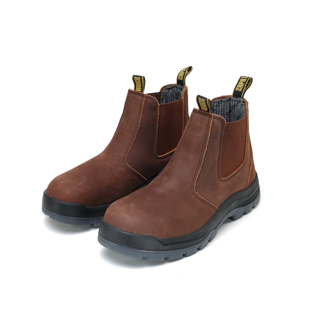 HANDMEN CRZ802 soft toe Chelsea work boot pair view