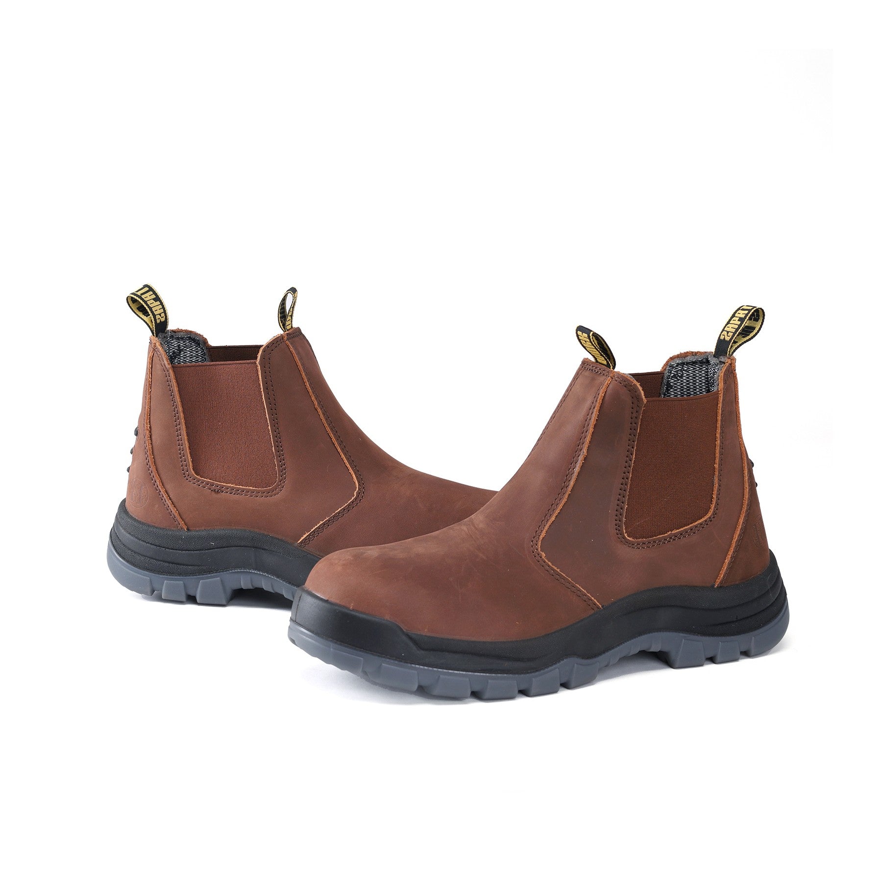 HANDMEN CRZ802 soft toe Chelsea work boot side pair view