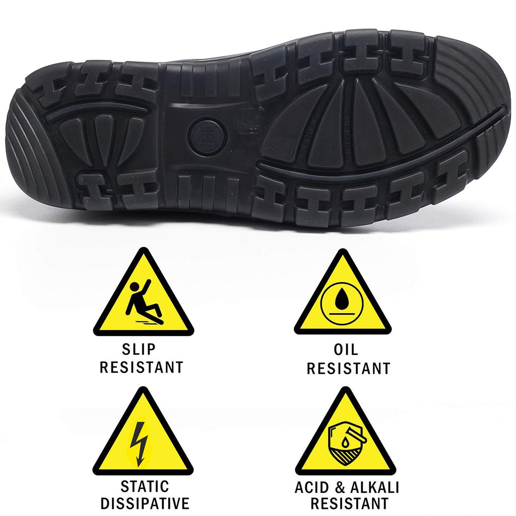 HANDMEN CRZ fiberglass composite toe Chelsea work boot product view - CRZ822