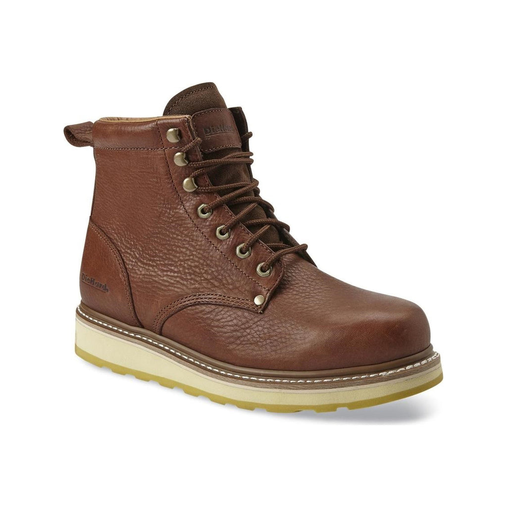 HANDMEN H84984 tan pitstop soft toe six inch work boot on white background