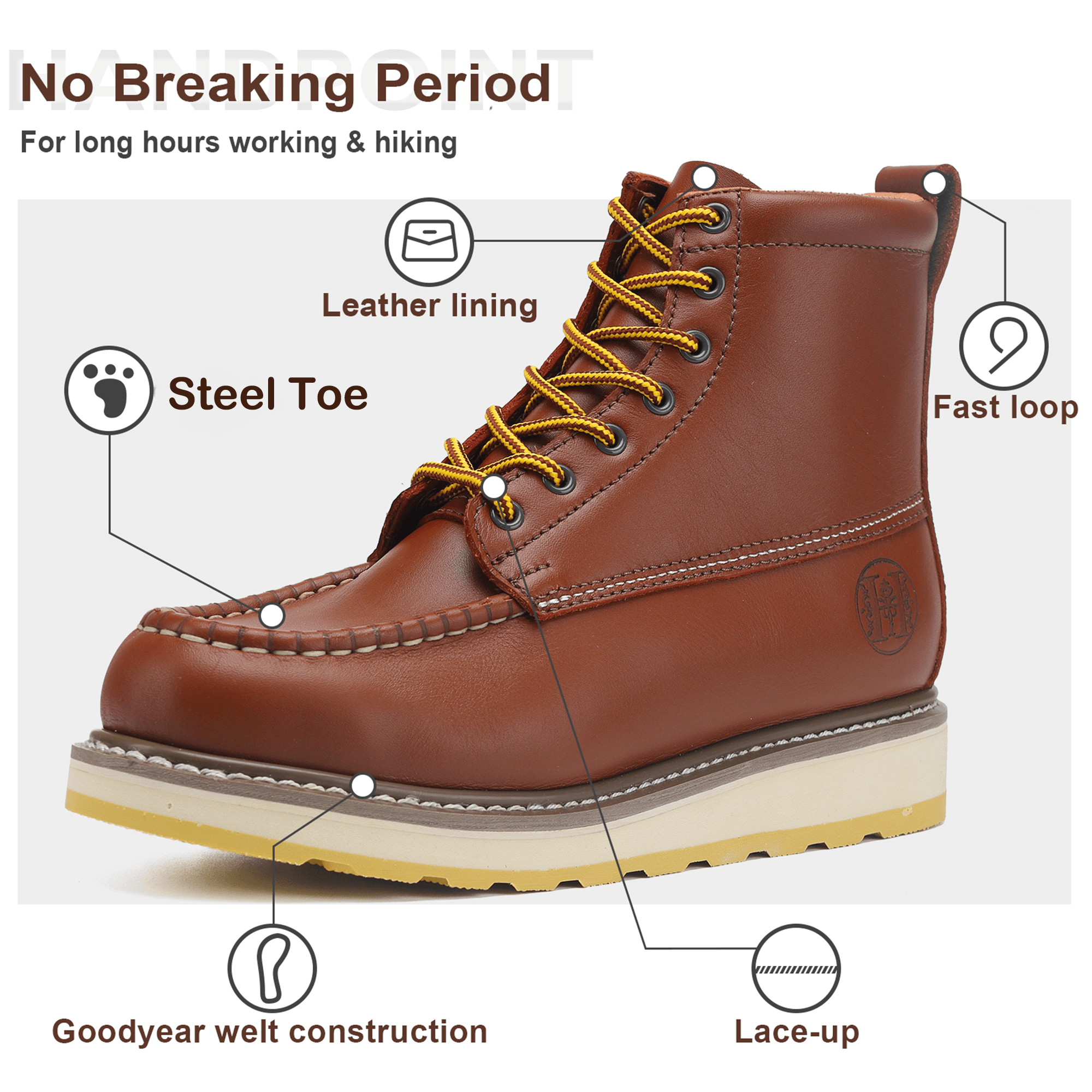 HANDMEN H84992 work boot image 5