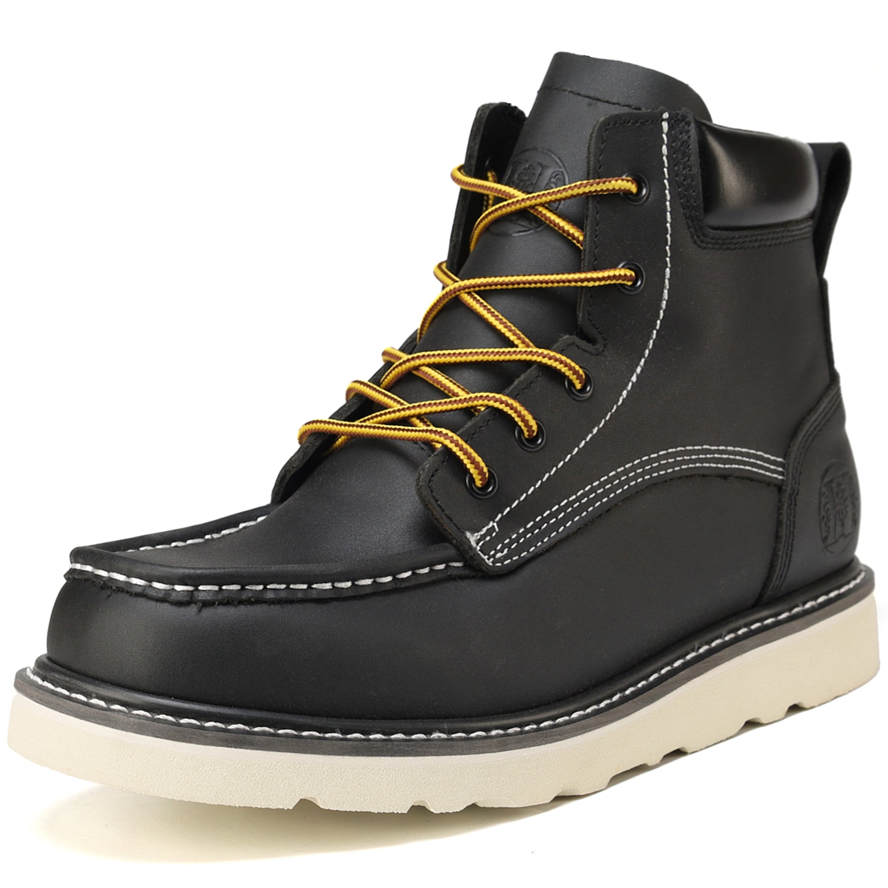 HANDMEN HVB304 black wedge sole work boot main view