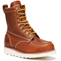 HANDMEN HVB808 brown soft toe moc toe wedge work boot image 1