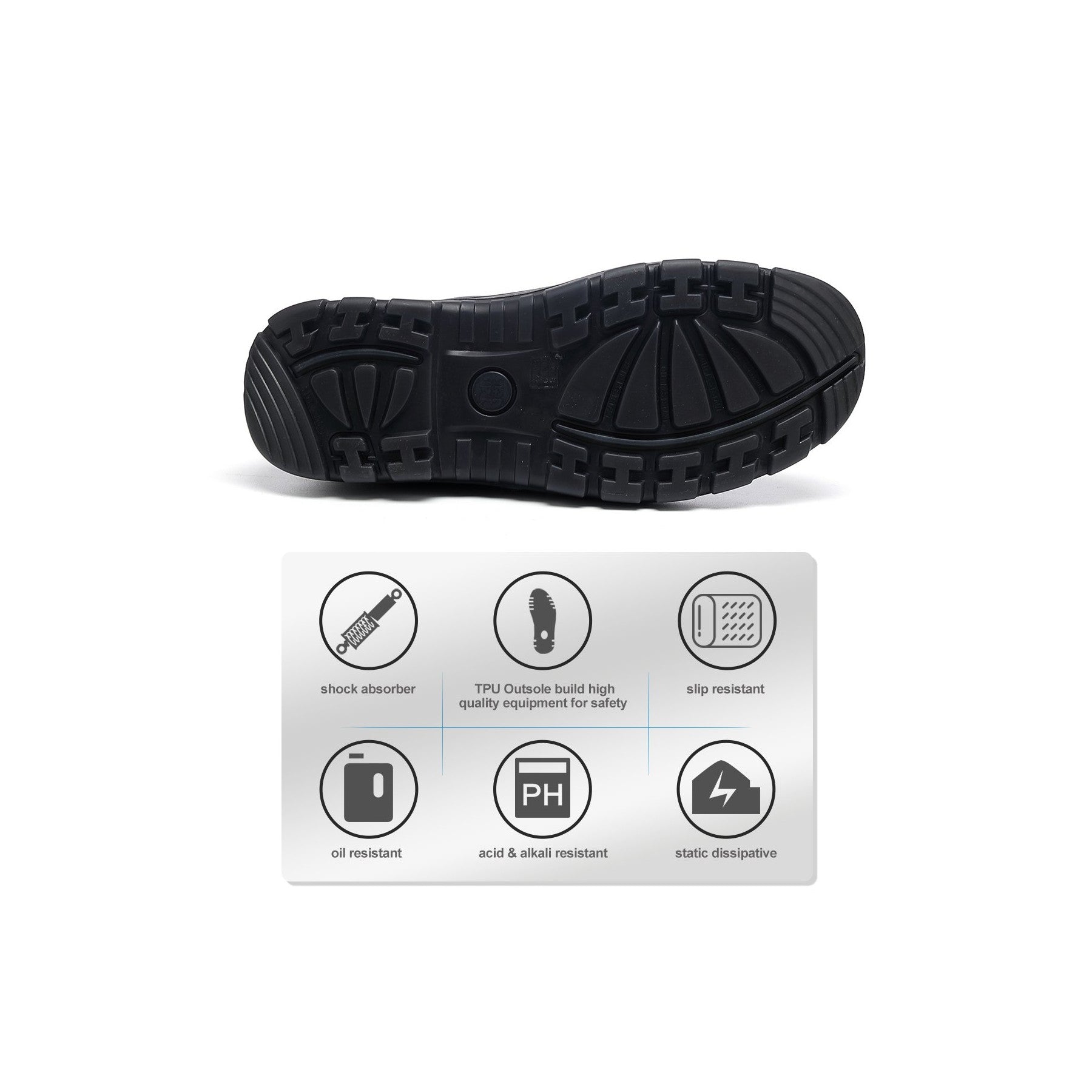 HANDMEN LV822 outsole and resistance feature panel