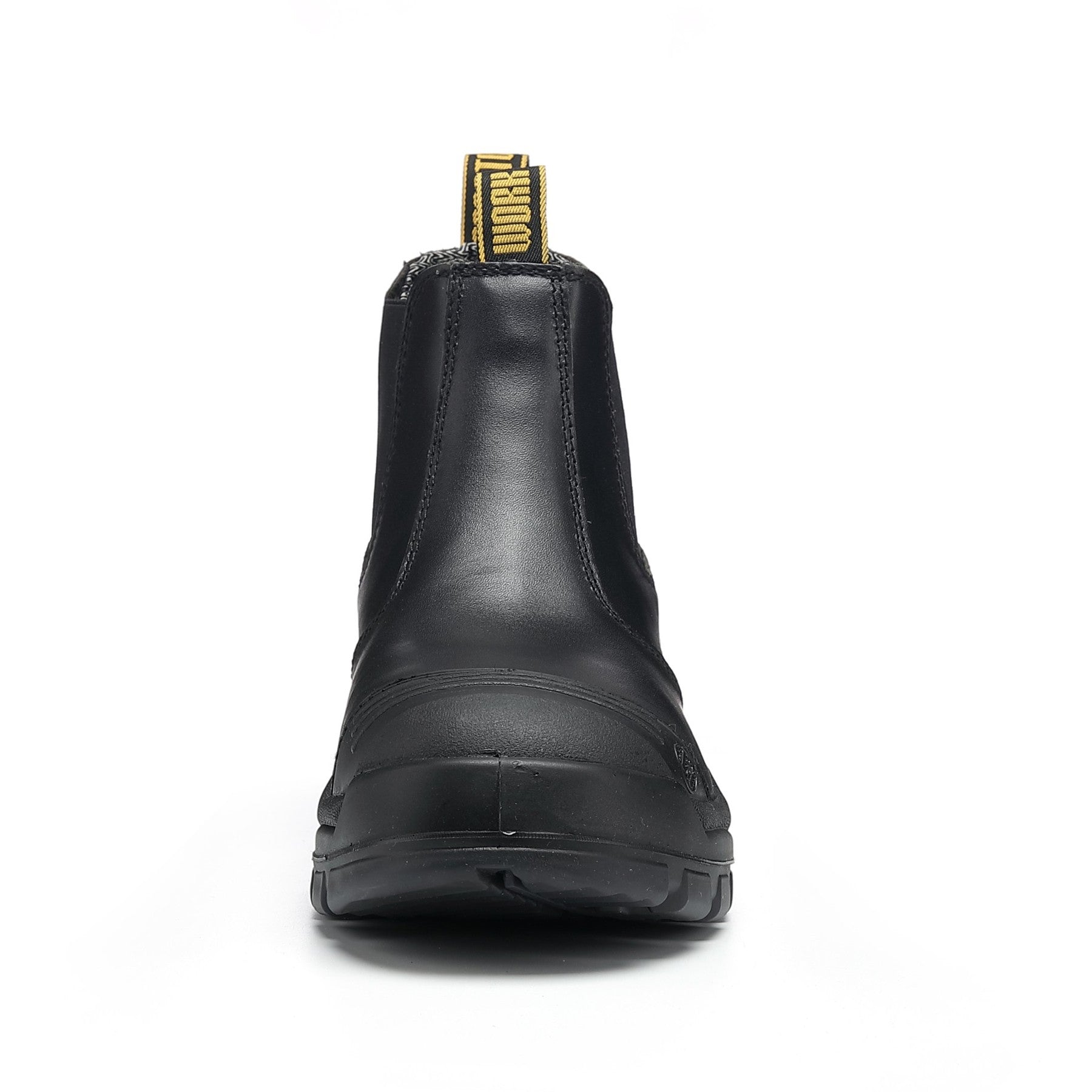 HANDMEN LV822 black pull-on work boot front view