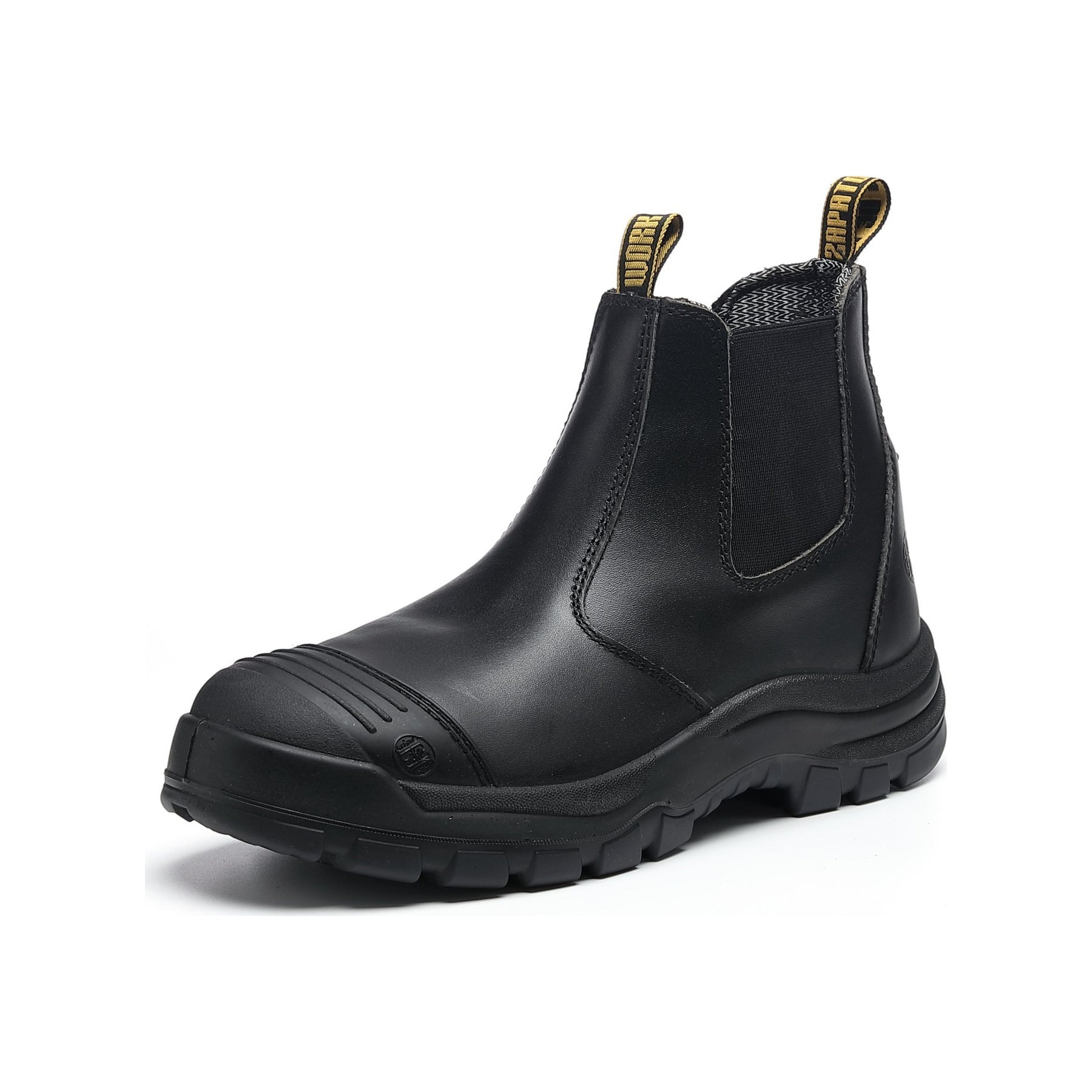 HANDMEN Fiberglass Composite Toe Injection PU Chelsea Work Boot