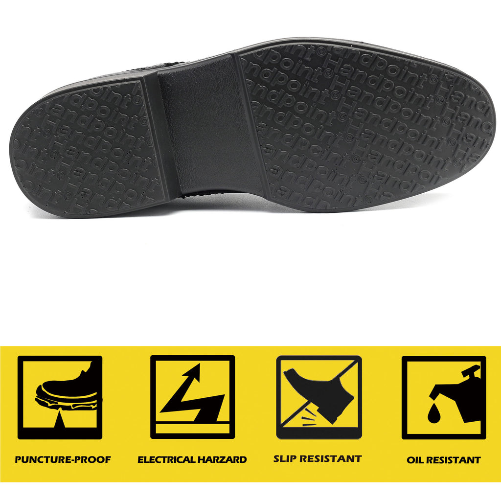 HANDMEN RV2102 black soft toe oxford work shoe image 4