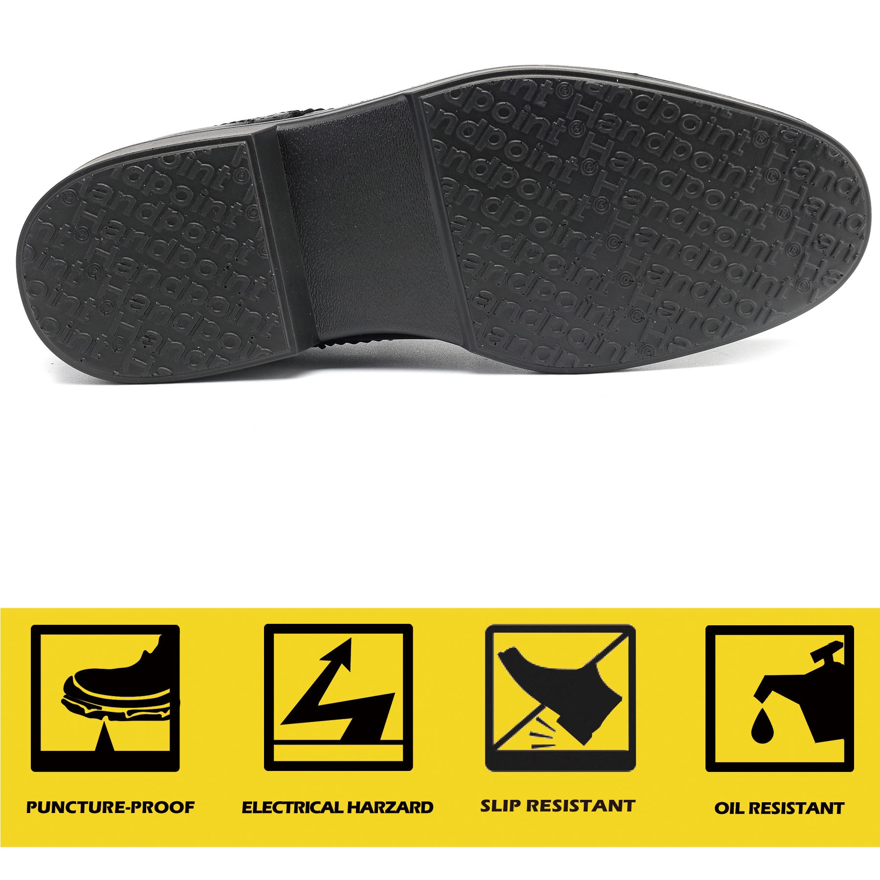 HANDMEN RV2102 black soft toe oxford work shoe image 4